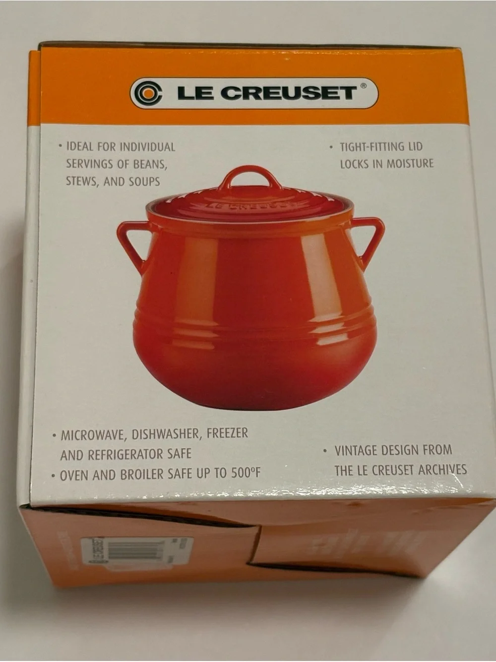 Le Creuset Blue Heritage Stoneware Mini Bean Pot (20 oz)